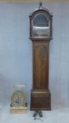 A Georgian mahogany cased longcase clock with eight day movement, London maker etched to the