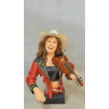 A Willitts Design head and bust figure from the All That Jazz series, Country Charm, number three