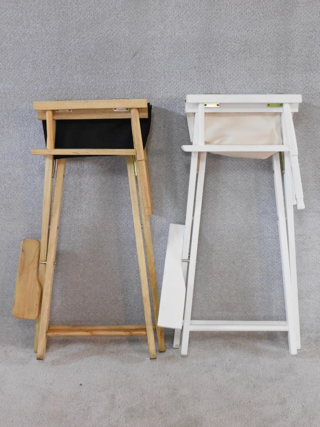 Two folding director's style high chairs. H.120cm - Image 6 of 6