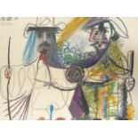 After Pablo Picasso (1881-1973), a framed and glazed coloured lithograph, 16.12.69 III, facsimile