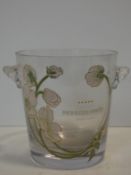 A vintage Belle Epoque style Perrier-Jouet Champagne ice bucket. H.20cm