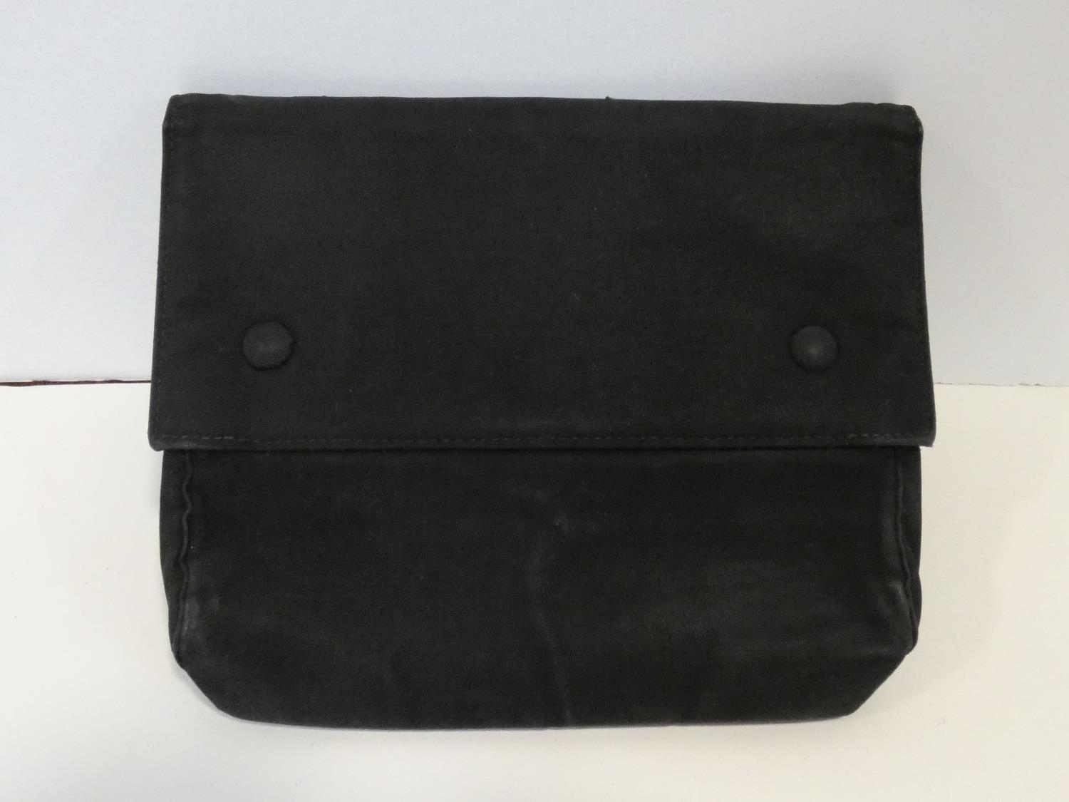 A black silk Celine clutch bag retailed by Fior of Knightsbridge, with original dust bag. H.14,5xW. - Image 6 of 6