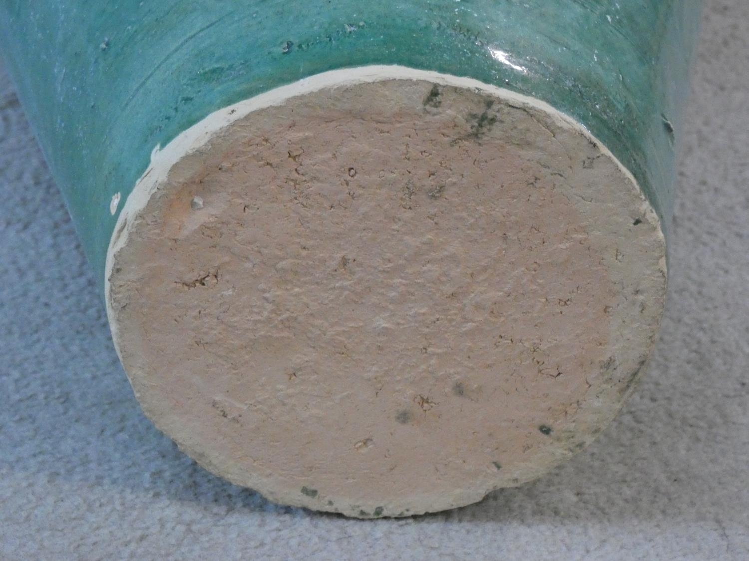 A large floor standing drip glazed Sharab wine vessel. H.77cmH.77cmH.76cm - Image 4 of 4