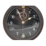 A Silent Kee-Less Watson Clock Company mystery/gravity clock, the alloy cased clock movement