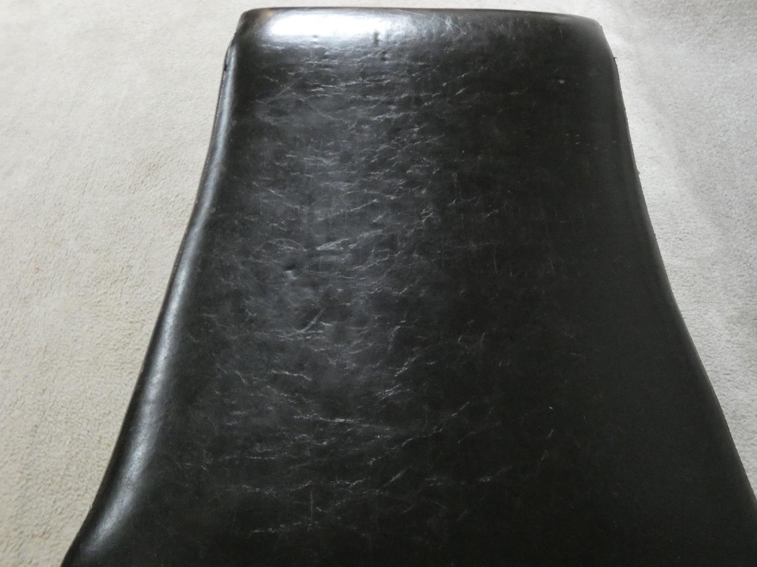 A twin seated iron bound ottoman with twin carrying handles in faux leather covering. H.41 W.120 D. - Image 17 of 18