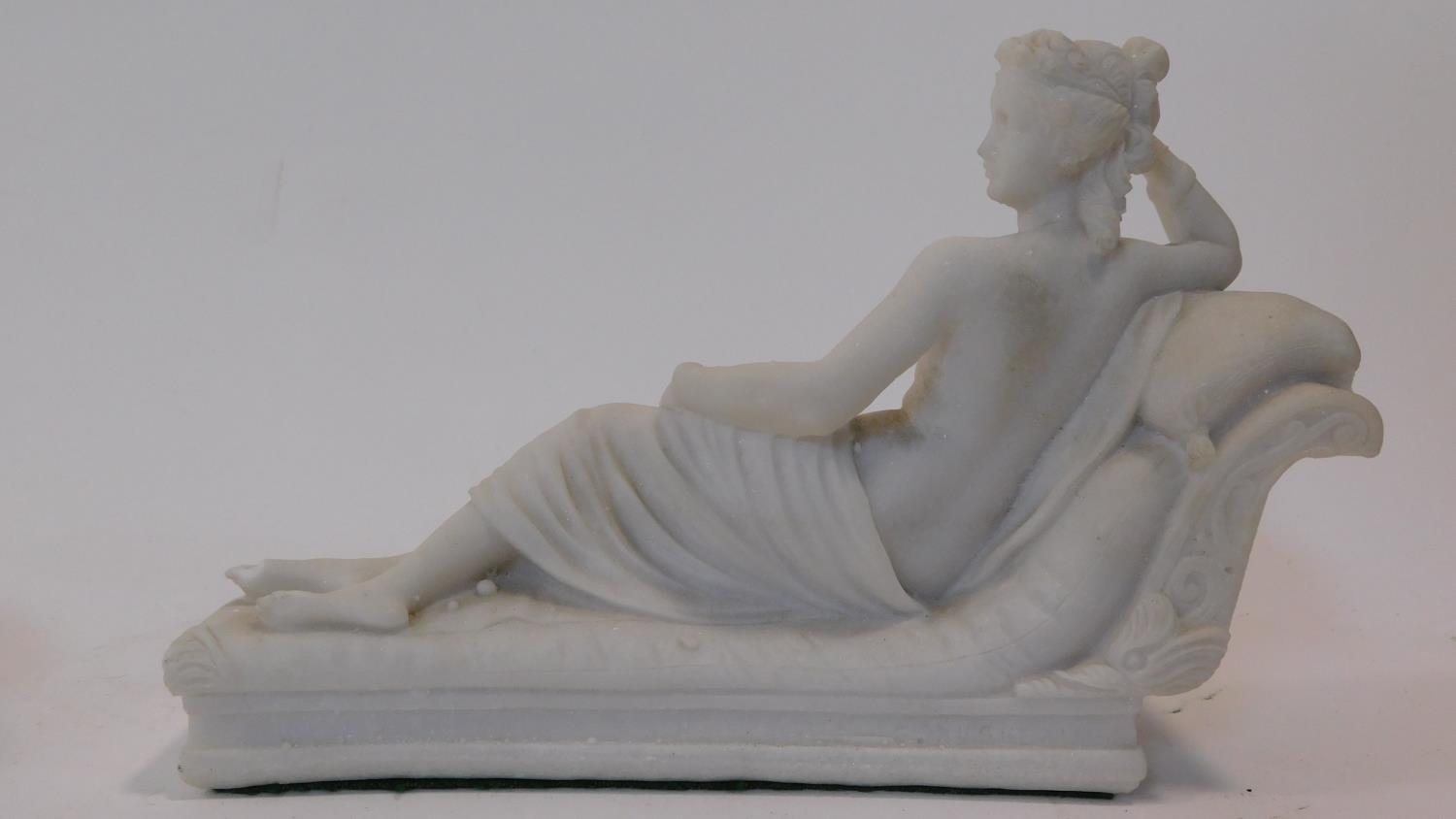 A collection of ceramics and a carved stone sculpture. A carved stone sculpture of a lady - Image 9 of 16