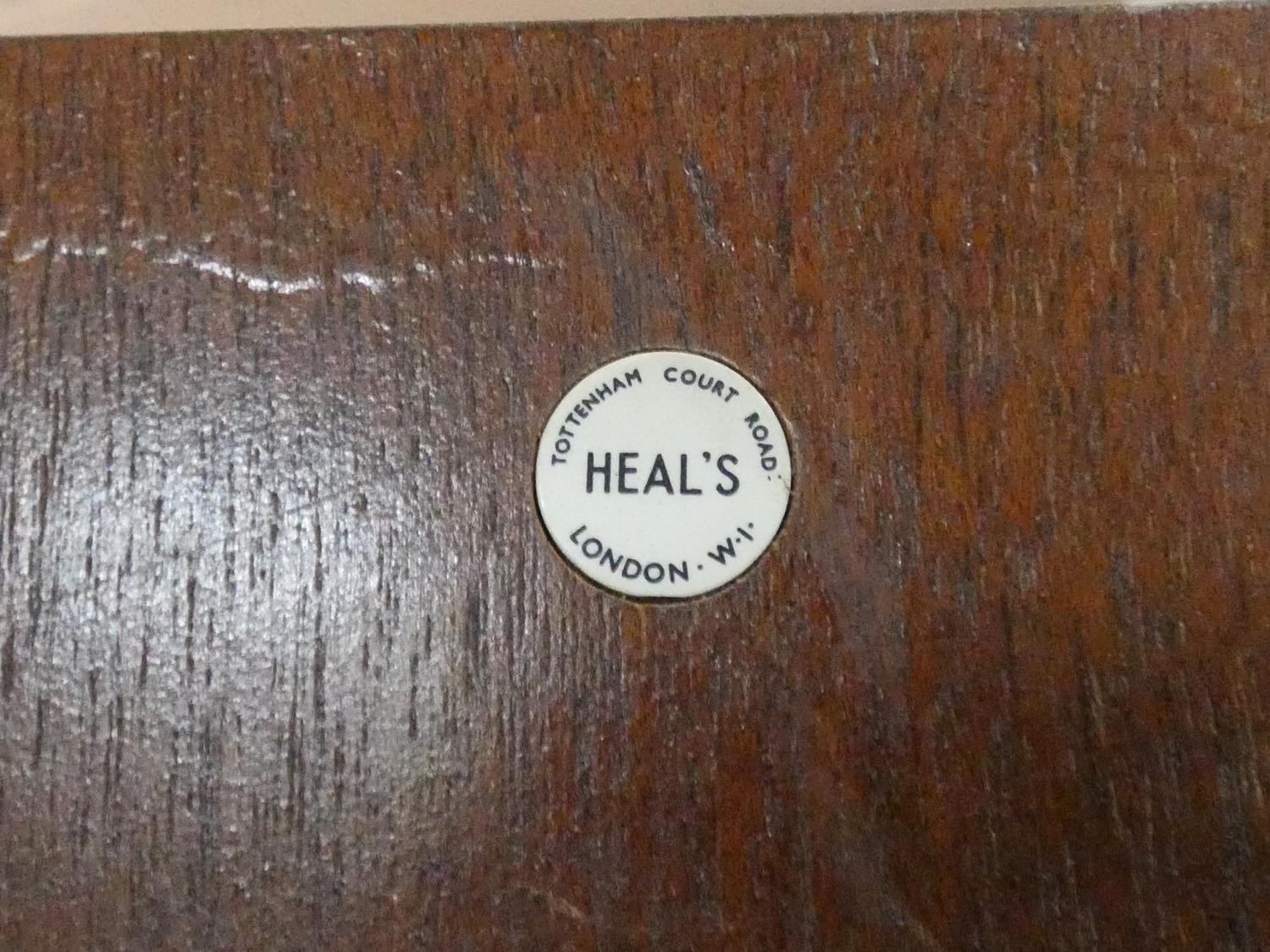 A 1960's fitted teak compactum wardrobe with inset Heal's disc to the inside of door. H.178 W.92 D. - Image 3 of 12