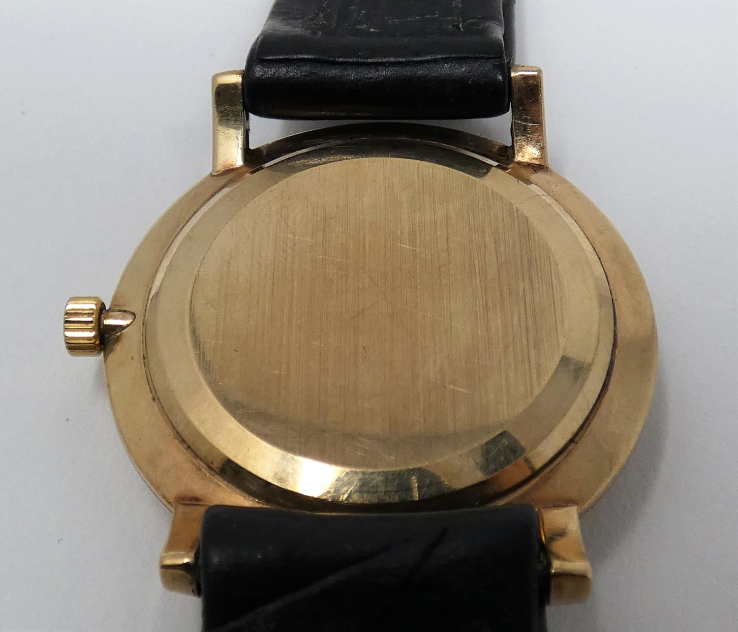 A vintage gentleman's Omega 9ct gold cased wristwatch, with subsidiary seconds dial, possibly 1960' - Image 4 of 8