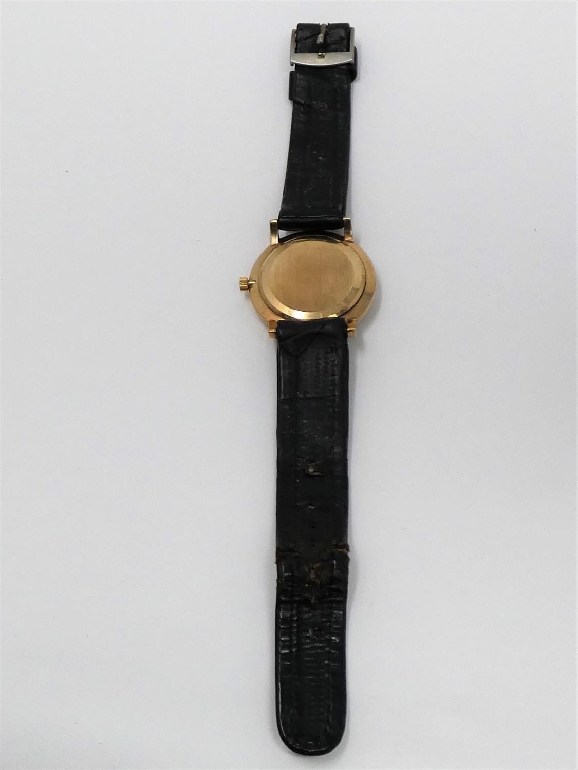 A vintage gentleman's Omega 9ct gold cased wristwatch, with subsidiary seconds dial, possibly 1960' - Image 3 of 8