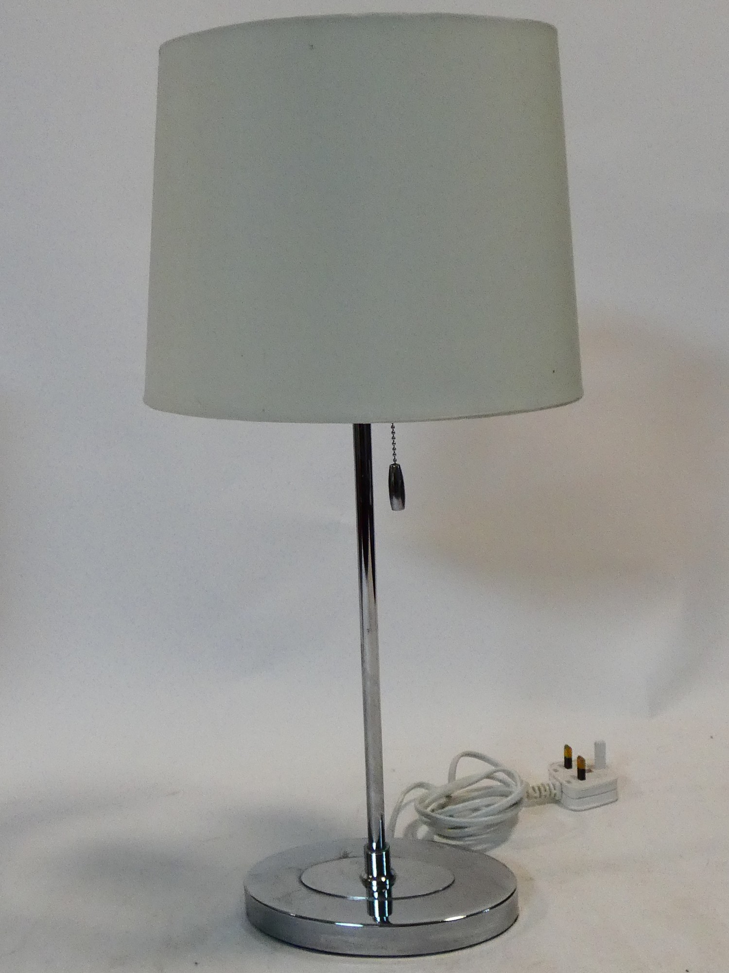 A pair of contemporary table lamps and their shades and a similar pair. H.59cm - Image 9 of 12