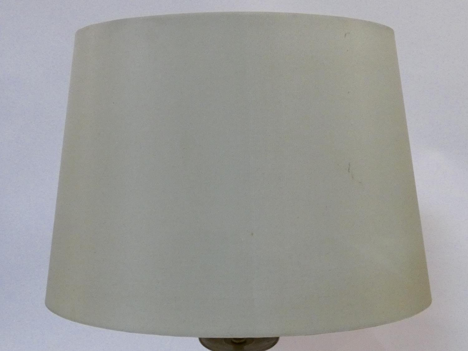 A pair of contemporary table lamps and their shades and a similar pair. H.59cm - Image 6 of 12