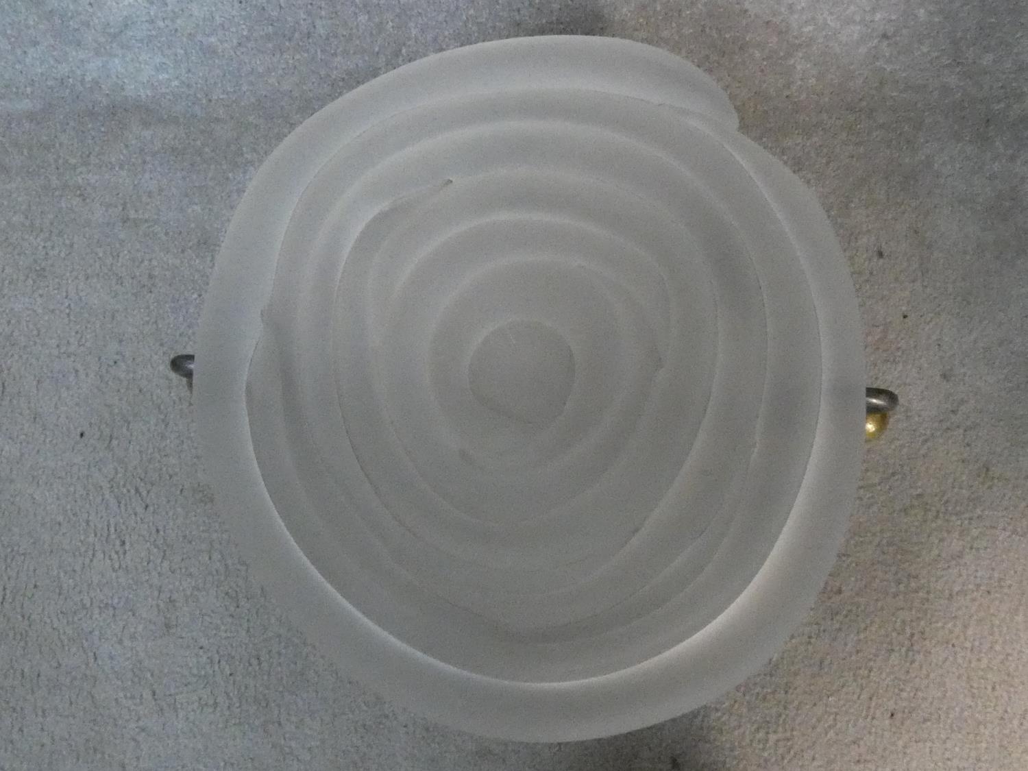 A miscellaneous collection of six items to inlclude a glass comport, turned bowl and various - Image 7 of 17