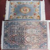 A Bakhtiar rug with central foliate panels within complementary triple borders along with a