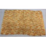 A retro mid century vintage rug. L.185 W.125cm