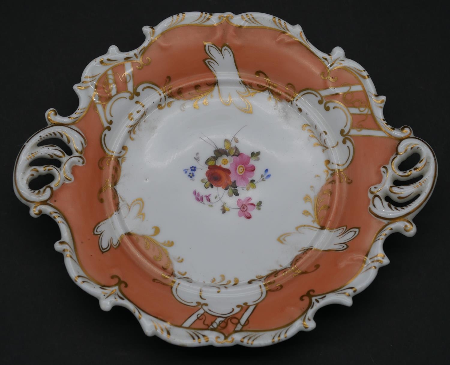 A pair of 19th century Chamberlains Worcester lidded bon bon dishes and the matching side plates - Image 8 of 9