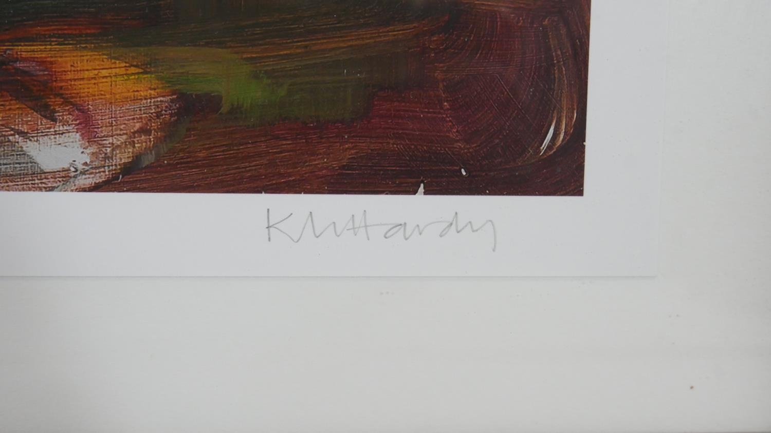 Katharine Le Hardy, a framed and glazed signed print titled Itchenor Jetty, edition 3/25, signed - Image 4 of 7