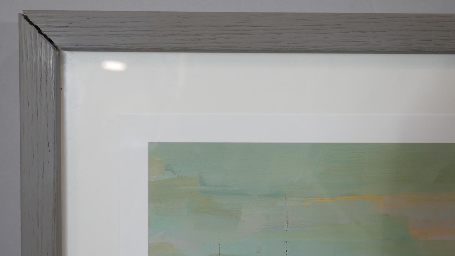 Katharine Le Hardy, a framed and glazed signed print titled Itchenor Jetty, edition 3/25, signed - Image 6 of 7