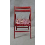 Anya Gallaccio (b.1963), untitled, a chair and wax candles. H.80cm