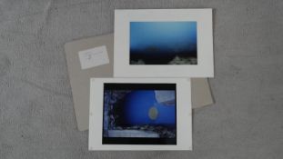 Eva Rudlinger, photo artworks, signed and dated. From series Manilva. H.30 W.42cm (Each)