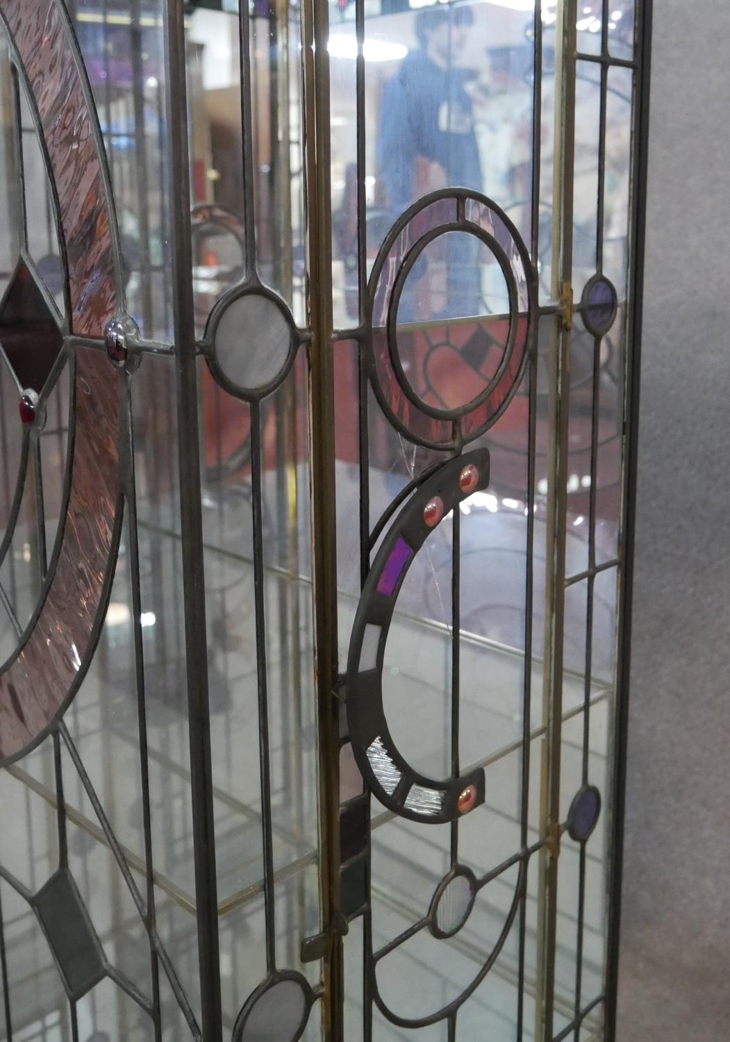 A contemporary Glasgow School inspired display cabinet, one from a pair designed by Ruben Caruana - Image 5 of 6