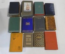 A collection of sixteen vintage and antique books. Including Poems of Wordsworth, H.M.S.