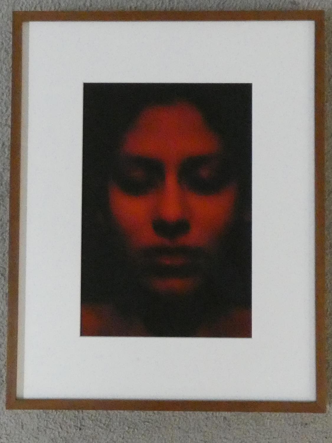 A negative fine art print by Israeli artist Hanna Sahar, Ash'lon Beauty series, 2010, signed by - Image 2 of 4