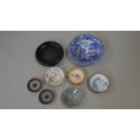 A collection of ceramics. Including various pieces of studio pottery such as Kenilworth porcelain