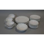 A part dinner service, Wedgwood, Countryware, seven dinner plates, soup bowls, side plates etc,