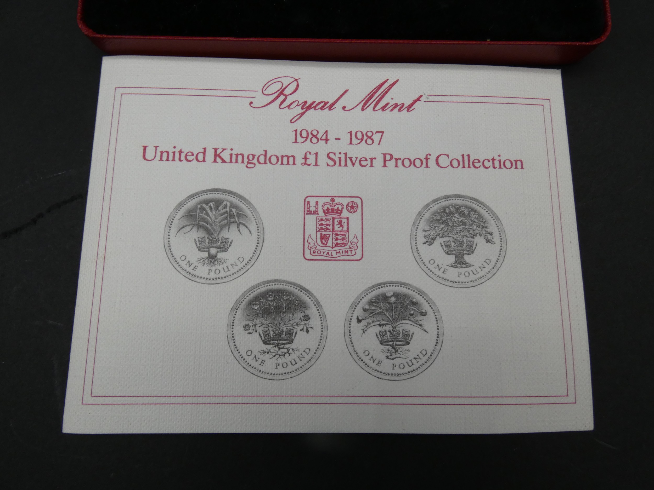 Royal Mint 2003 and 2004 United Kingdom silver proof landmarks pattern set with COAs and in - Image 3 of 9