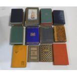 A collection of sixteen vintage and antique books. Including Poems of Wordsworth, H.M.S.