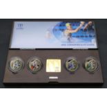 A boxed Royal Mint United Kingdom Manchester 2002 Commonwealth Games silver proof piedfort