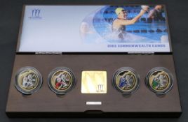 A boxed Royal Mint United Kingdom Manchester 2002 Commonwealth Games silver proof piedfort