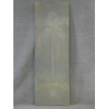 Salvatore Ravo, an oil on canvas, a palm tree in Havana, signed, dated, titled and inscribed to