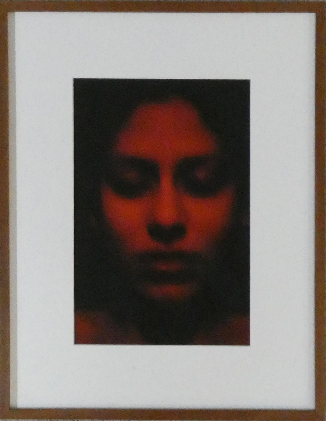 A negative fine art print by Israeli artist Hanna Sahar, Ash'lon Beauty series, 2010, signed by - Image 2 of 4