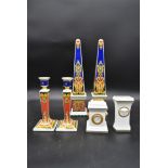 A collection of Versace ceramics. Including a pair of Rosenthal transfer printed porcelain 'Le Roi