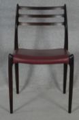 Niels Moller, a model 78 dining chair. H.80cm