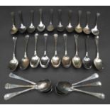 Twenty six silver plated as new Christofle, Paris America pattern spoons. Twenty dessert spoons