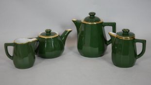 An Apilco porcelain four piece tea and coffee service. H.19cm (Tallest)
