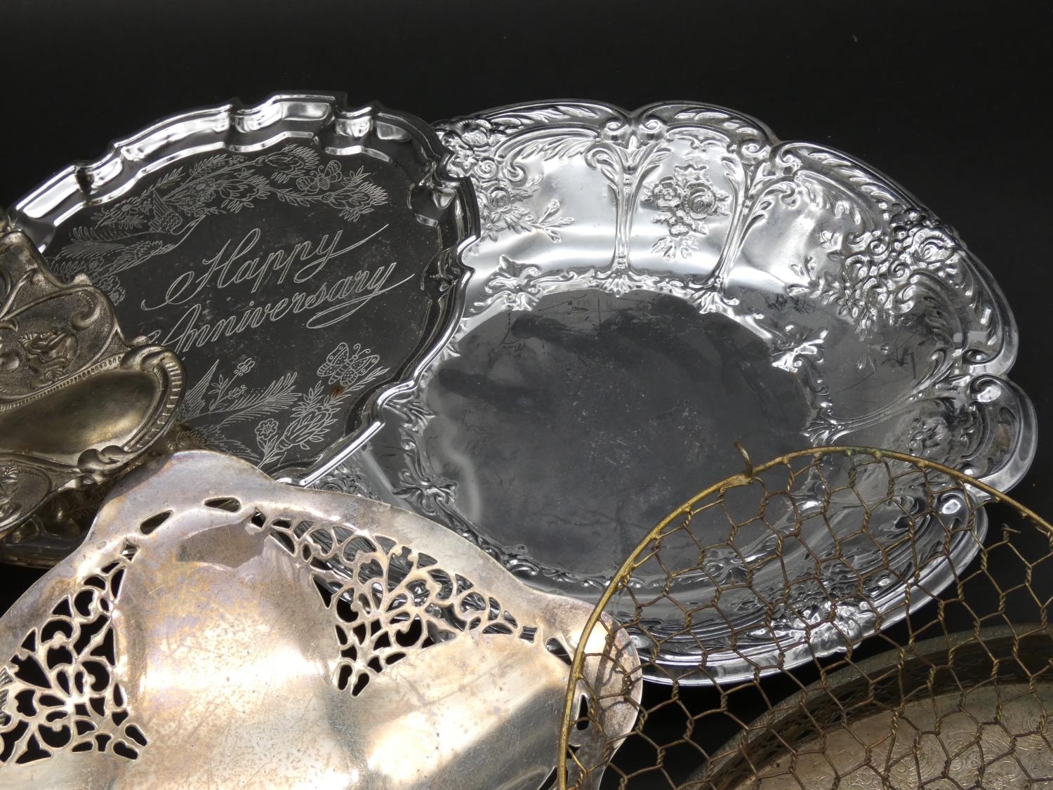 An extensive collection of miscellaneous silver plate.