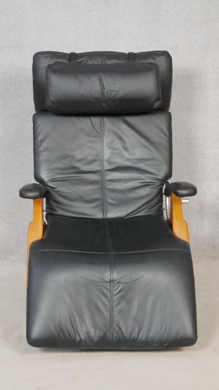 'The Perfect Chair' by Back2, Zero Gravity Recliner in leather upholstery. H.120cm (Fully upright) - Image 2 of 6