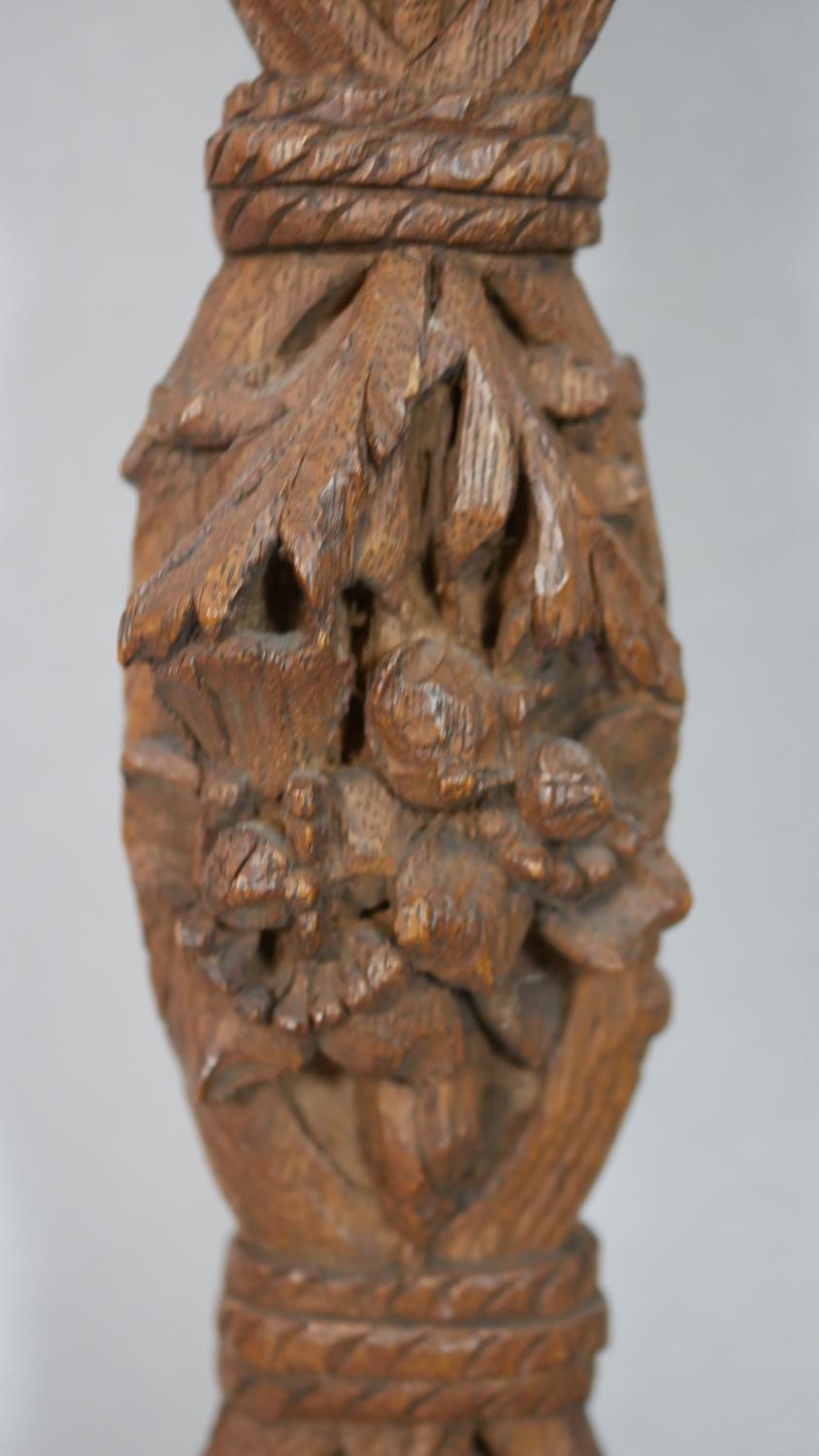 Two dressing table mirrors and an oak carving. H.38 W.47 D.14cm (Larger mirror) - Image 8 of 9