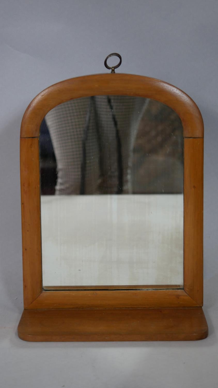Two dressing table mirrors and an oak carving. H.38 W.47 D.14cm (Larger mirror) - Image 5 of 9