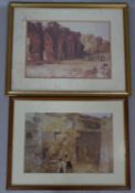 After Sir William Russell Flint, two framed and glazed prints, The Swing in the Chateau and the