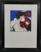 John Patrick Reynolds, a signed limited edition print 1/10, featuring Dennis the Menace. H.58 W.45.