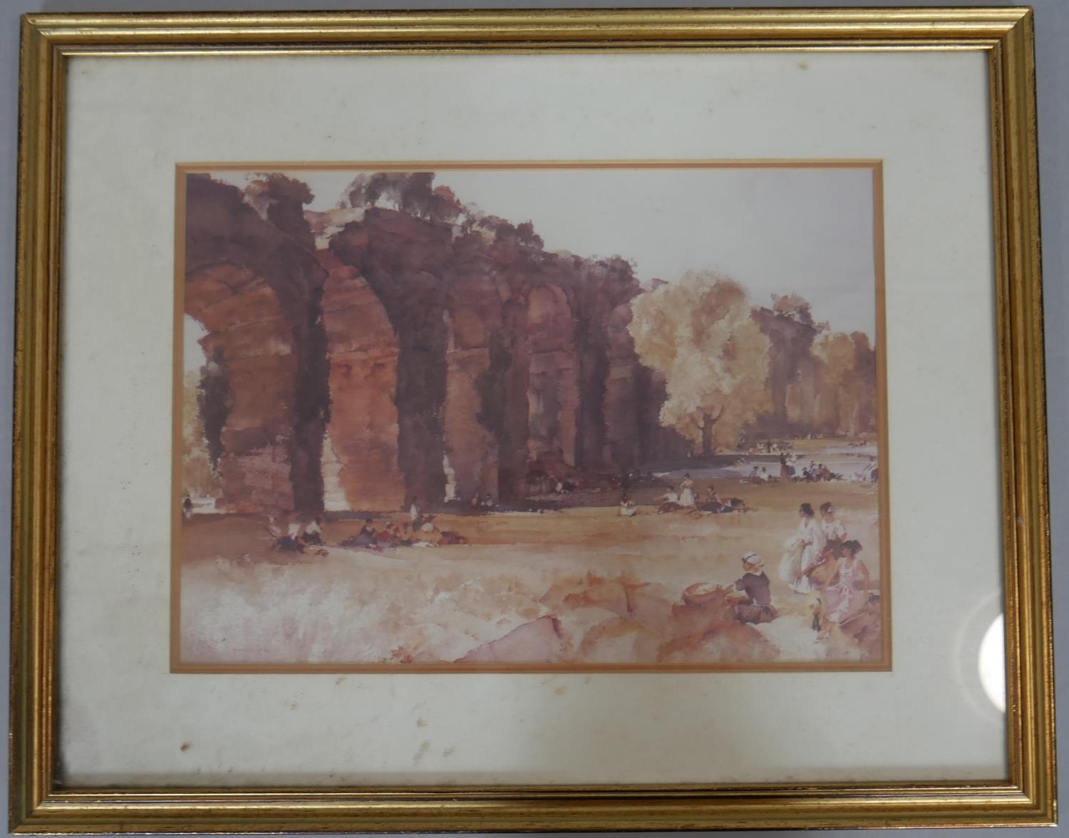After Sir William Russell Flint, two framed and glazed prints, The Swing in the Chateau and the - Image 8 of 12