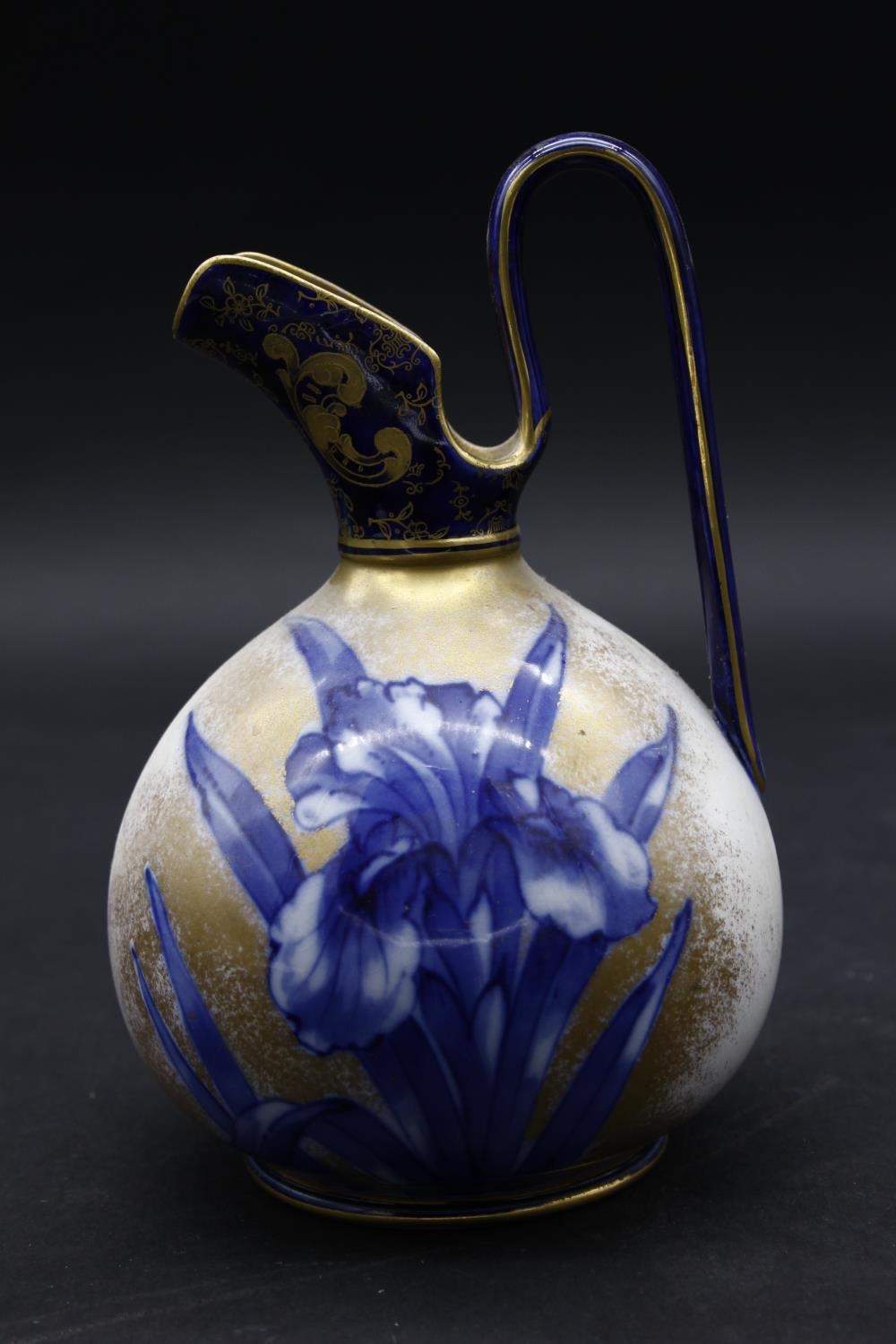 A 19th century Doulton Burslem ewer with gilt and lily decoration, three other examples and a 19th - Image 15 of 16