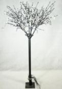 An unusual floor standing light up cherry blossom tree. H.215cm