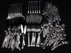 An extensive miscellaneous collection of Christofle cutlery to include knives x35, large forks