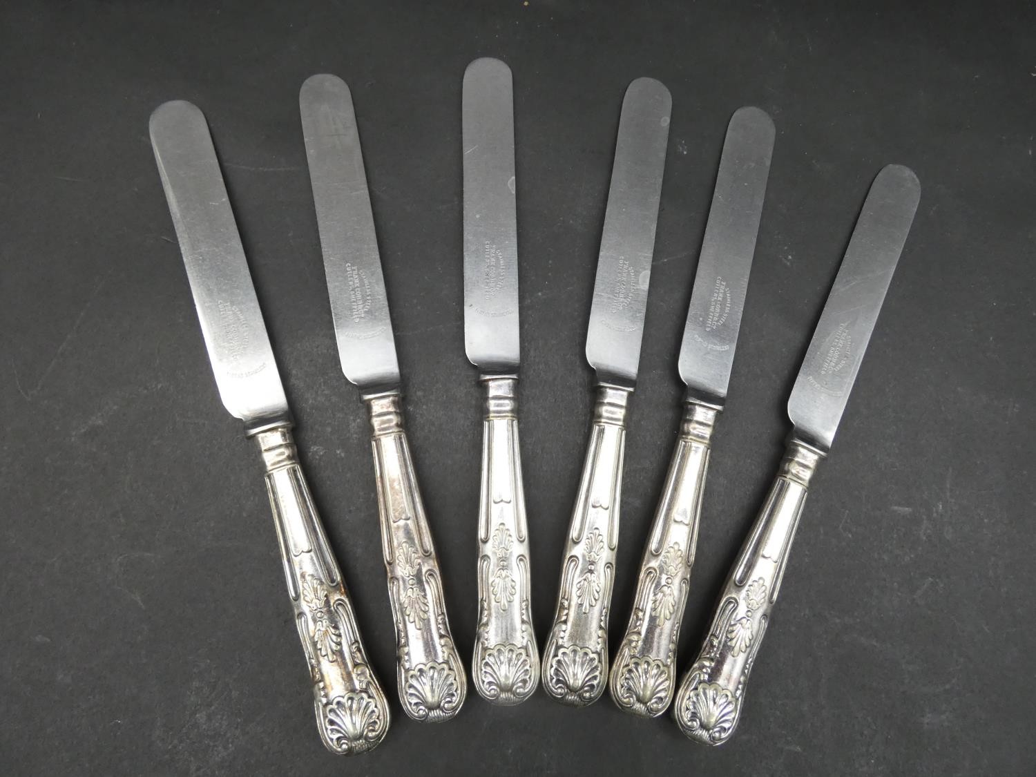 A canteen of King's pattern silver plated cutlery by FC & Co Frank Cobb Sheffield for twelve - Image 11 of 29