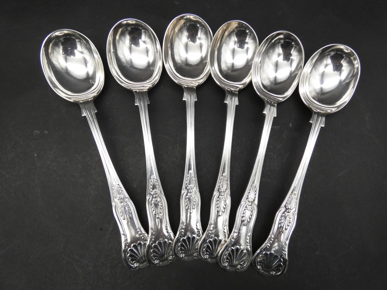 A canteen of King's pattern silver plated cutlery by FC & Co Frank Cobb Sheffield for twelve - Image 18 of 29